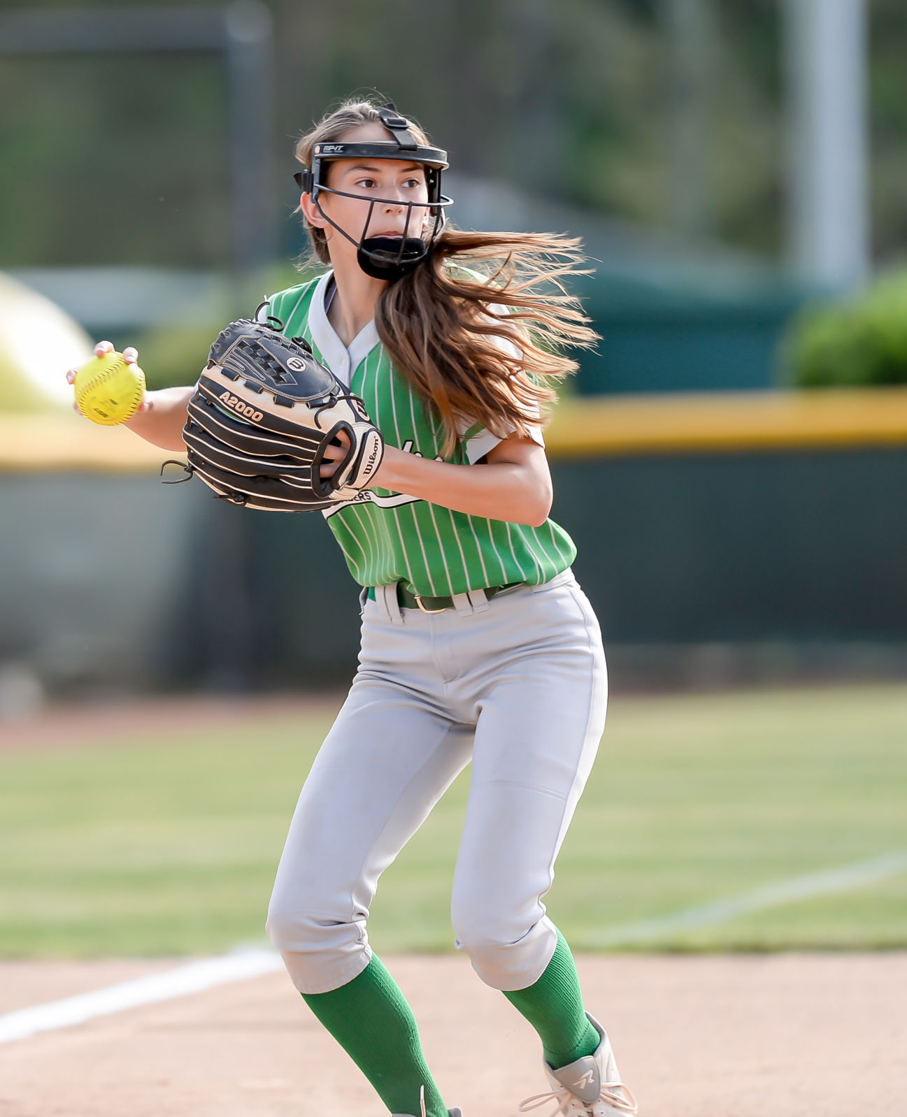 Friday night softball action